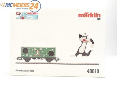E427 Märklin H0 48610 Güterwagen Fussballtorwand Jahreswagen 2010 "1. FC Märklin"