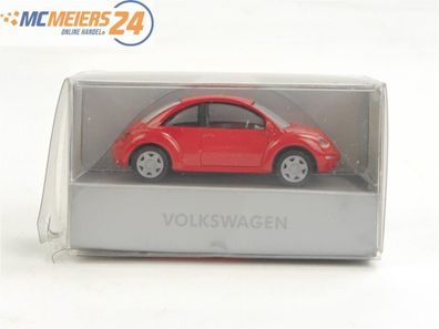 E386 Wiking H0 Modellauto PKW VW Beetle rot 1:87