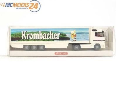 E190 Wiking H0 Modellauto LKW Sattelzug MB Actros "Krombacher" 1:87