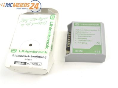 E418 Uhlenbrock GBM 433 Zubehör elektronische Gleisbesetztmeldung 2-fach