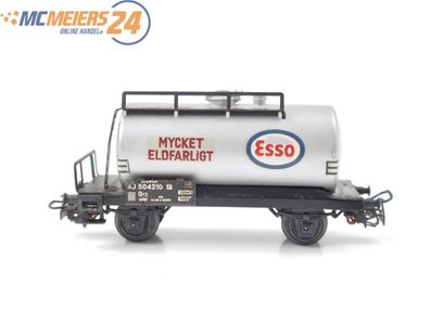 Märklin H0 4501 Güterwagen Kesselwagen ESSO 504210 SJ , MYCKET Eldfarligt' E592