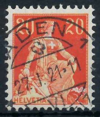 Schweiz 1908 Nr 102 zentrisch gestempelt X6C2B2A