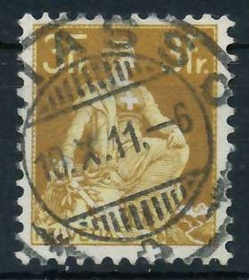 Schweiz 1908 Nr 110 zentrisch gestempelt X6C2B86