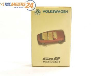 E374 Wiking H0 Modellauto VW Golf Cabriolet "AutoMuseum Wolfsburg" 1:87