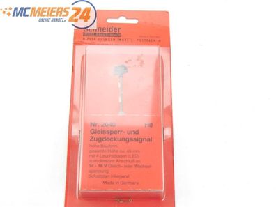 Schneider H0 2040 Signal Gleissperr-und Zugdeckungssignal / LED E537