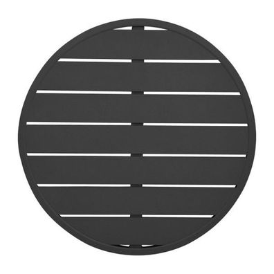 Bolero schwarze runde Aluminium Tischplatte 580mm