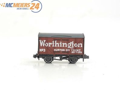 E320 Peco N gedeckter Güterwagen "Worthington No3"