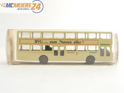 E188a Wiking H0 Modellauto MAN SD 200 Doppeldecker Bus BVG zum Nutzen aller 1:87
