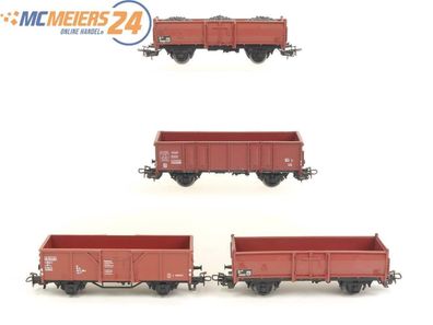E216 Märklin H0 4x offener Güterwagen Hochbordwagen DB/ NS