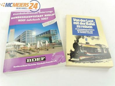 E262 W. Christian Schmitt / BDEF - 2x Buch - Eisenbahnfreunde + Bahngeschichten