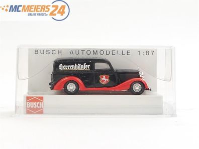 E439 Busch H0 41545 Modellauto PKW Mercedes 170V "Herrenhäuser" 1:87