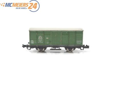 Minitrix N 3516 gedeckter Güterwagen Hilfszug-Werkstattwagen 104 315 DB E568