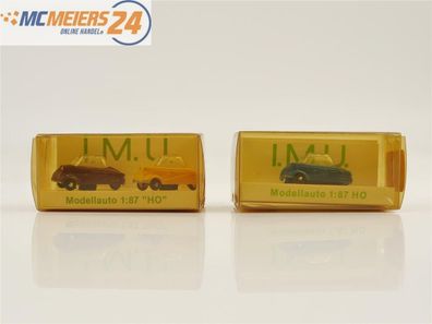 E188 I.M.U. H0 02001 3x Modellauto Messerschmitt KR 200 1:87