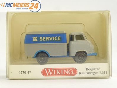 E386 Wiking H0 Modellauto Kastenwagen Hanomag "WM Service" 1:87