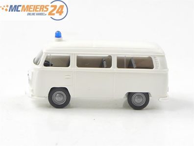Wiking H0 864 04 24 Modellauto PKW VW T2 Kombiwagen "Polizei" weiß 1:87 E73