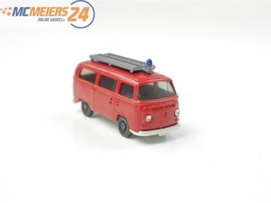Wiking H0 1049/1 Modellauto Feuerwehr VW T2 Bus mit Aufbau rot 1:87 E546