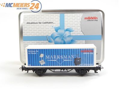 E439 Märklin H0 4482.097 Güterwagen Containertragwagen "Marksman"