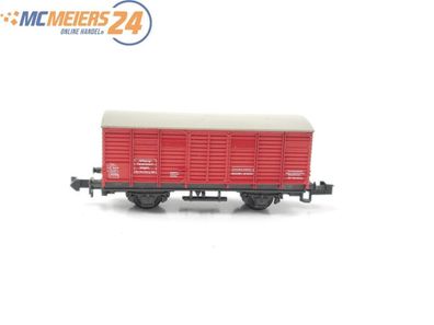 Minitrix N 3514 gedeckter Güterwagen Hilfszug-Feuerlöschwagen DB E568