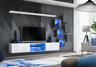 Luxus Möbel Holzmöbel Einrichtung TV-Ständer Regale Sideboard Wandschrank