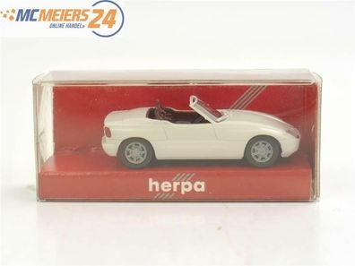 E348 Herpa H0 2074 Modellauto PKW BMW Z1 weiss 1:87