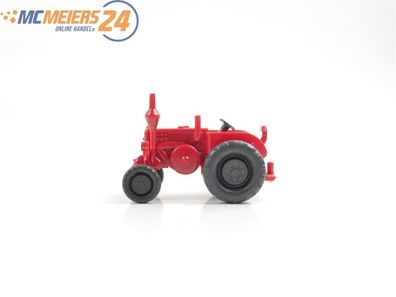 Wiking H0 880/ ? Modellauto Traktor Lanz Bulldog rot 1:87 E73