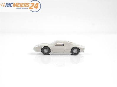 E73 Wiking H0 Modellauto 443/3C PKW Porsche 904 Carrera grauweiß 1:87