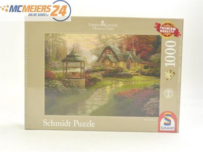 Schmidt Puzzle 58463 "Thomas Kinkade Make a Wish Cottage" 1000 Teile * NEU* E408