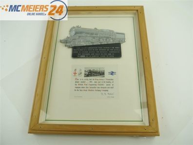 E320 Zertifikat + Plakette "King Class" British Rail Engineering Limited