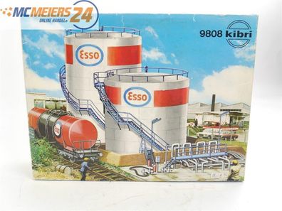 E436 Kibri H0 B-9808 Industriegebäude Tankanlage "ESSO"
