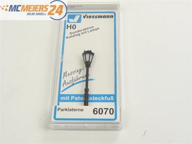E460 Viessmann H0 6070 Lampe Parklampe Parklaterne schwarz / Messing
