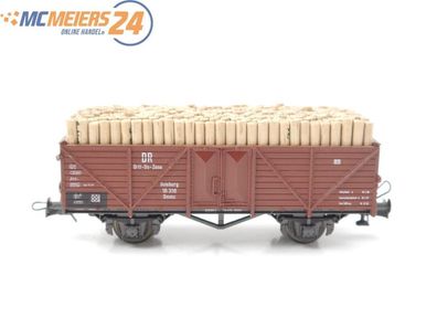 Roco H0 4309 offener Güterwagen Hochbordwagen mit Holzladung 16 318 DR / AC E469c