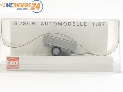 E439a Busch H0 44970 Modellauto Anhänger Einachsanhänger 1:87