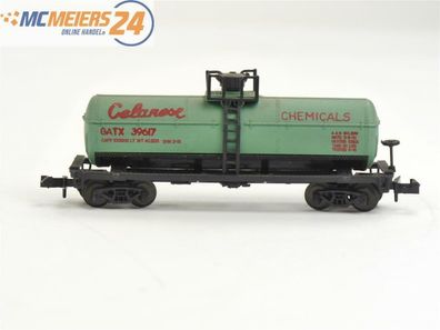 E320 Minitrix N 3293 Güterwagen Kesselwagen "Celanese Chemicals" GATX 39617