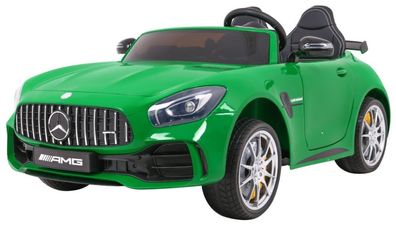 Mercedes-Benz GT R für Kinder, grüne Lackierung, Allradantrieb, Lüftungsschlitze, ...