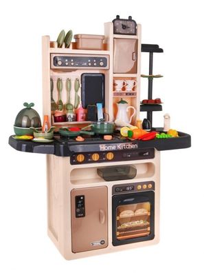 Stilvolle Küche für Kinder ab 3 Jahren, Wasserhahn + interaktiver Dampfbrenner + ...