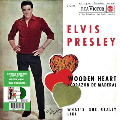 Elvis Presley (1935-1977): Wooden Heart (Limited Edition) (Green Vinyl) - - ...