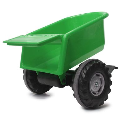 Anhänger Ride-on grün für Traktor Power Drag/ Big Wheel