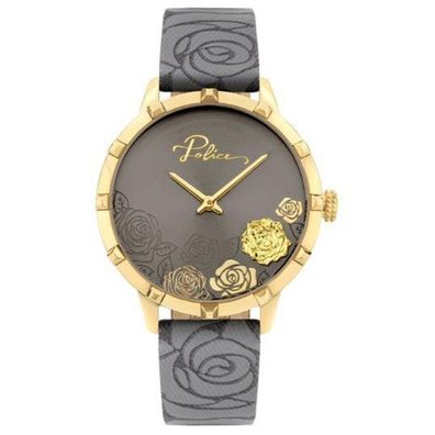 Police Uhr PL.16040MSG/61 Damen Armbanduhr Gold