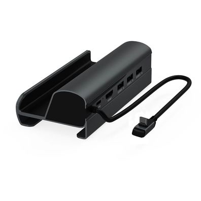 6 in 1 Basis Hub Halter USB HDMI-kompatibel PD60W Lade Dock Station mit RJ45 Por