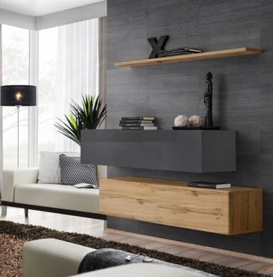 Modern Set Sideboard Einrichtung Design Wohnwand Wohnzimmer Luxus Garnitur 3tlg