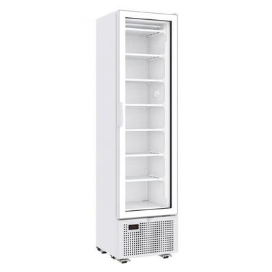 Combisteel Tiefkühlschrank mit Glastür 221 L weiß