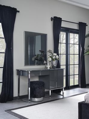 Luxus Schminktisch mit Spiegel Schlafzimmermöbel Design Modern Einrichtung
