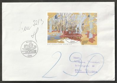 BRD FDC Umschlag National- und Naturparks gelaufen nach Giengen 16.3.2000
