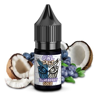 Blueberry Coco Liquid E-Zigarette Nikotinsalzliquid 10 ml OWL SALT