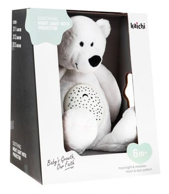 3in1 beruhigender Teddybär für Kinder ab 6 Monaten, Sinnesspielzeug, Projektor, ...