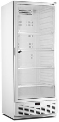 SARO Kühlschrank mit Glastür - weiß, Modell MM5 PV