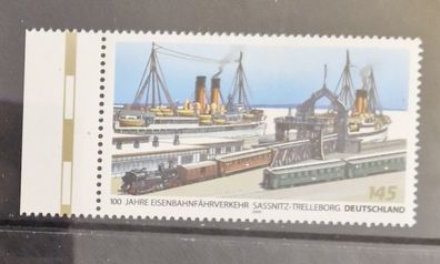 BRD - MiNr. 2746 - 100 Jahre Eisenbahnfährverkehr Sassnitz-Trelleborg