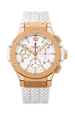 HUBLOT – 341. PE.230. RW – Goldweißer Chronograph