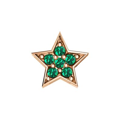 Frau Oro – DCHE6575 – EIN Element KOMET Rosegold UND Smaragd