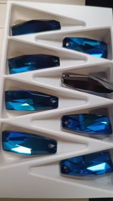 Swarovski® x Maison Margiela: Anhänger Crystalactite Crystal Bermuda Blue 35mm